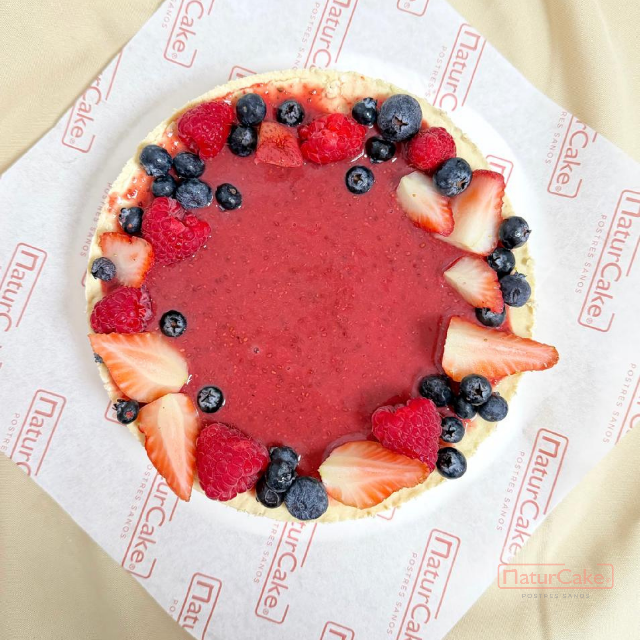 Cheesecake vegano 10 porciones