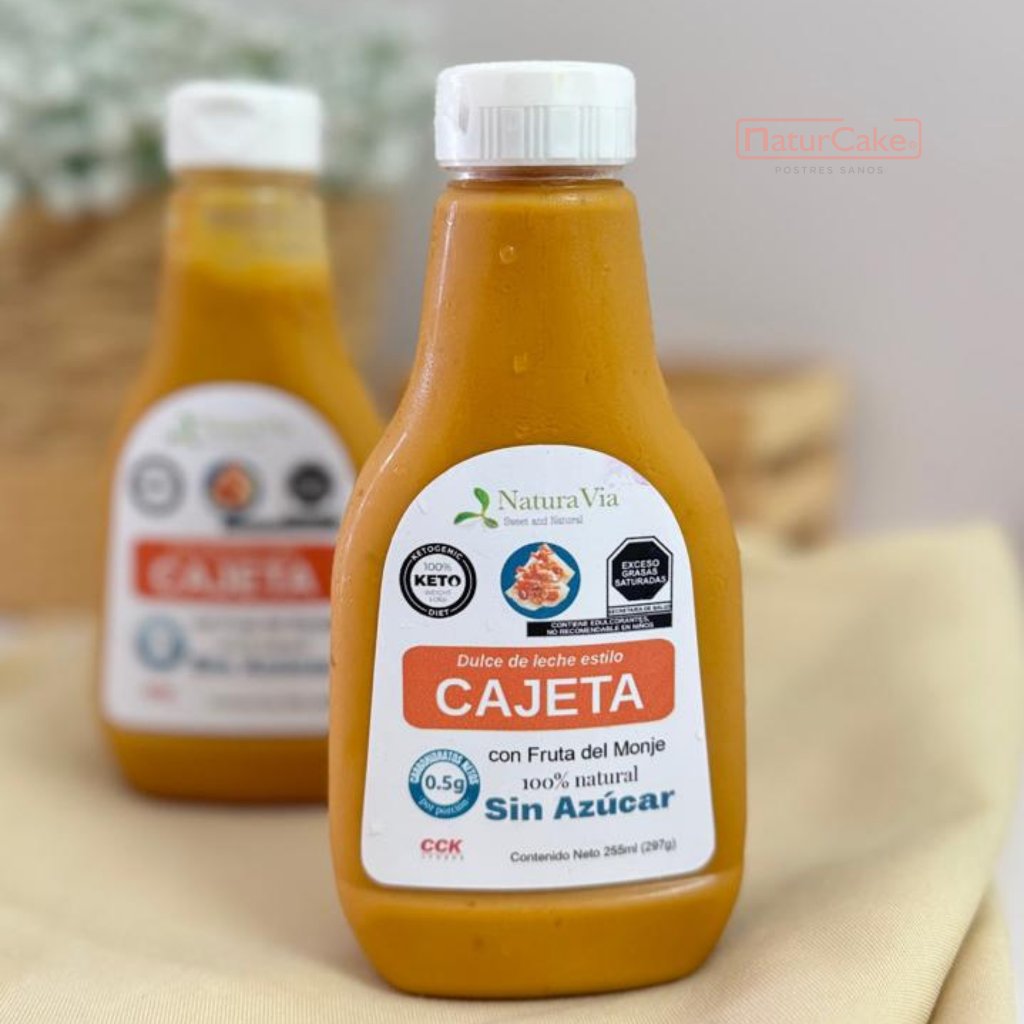 Cajeta sin azúcar naturavia