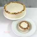 Pastel de zanahoria vegano individual