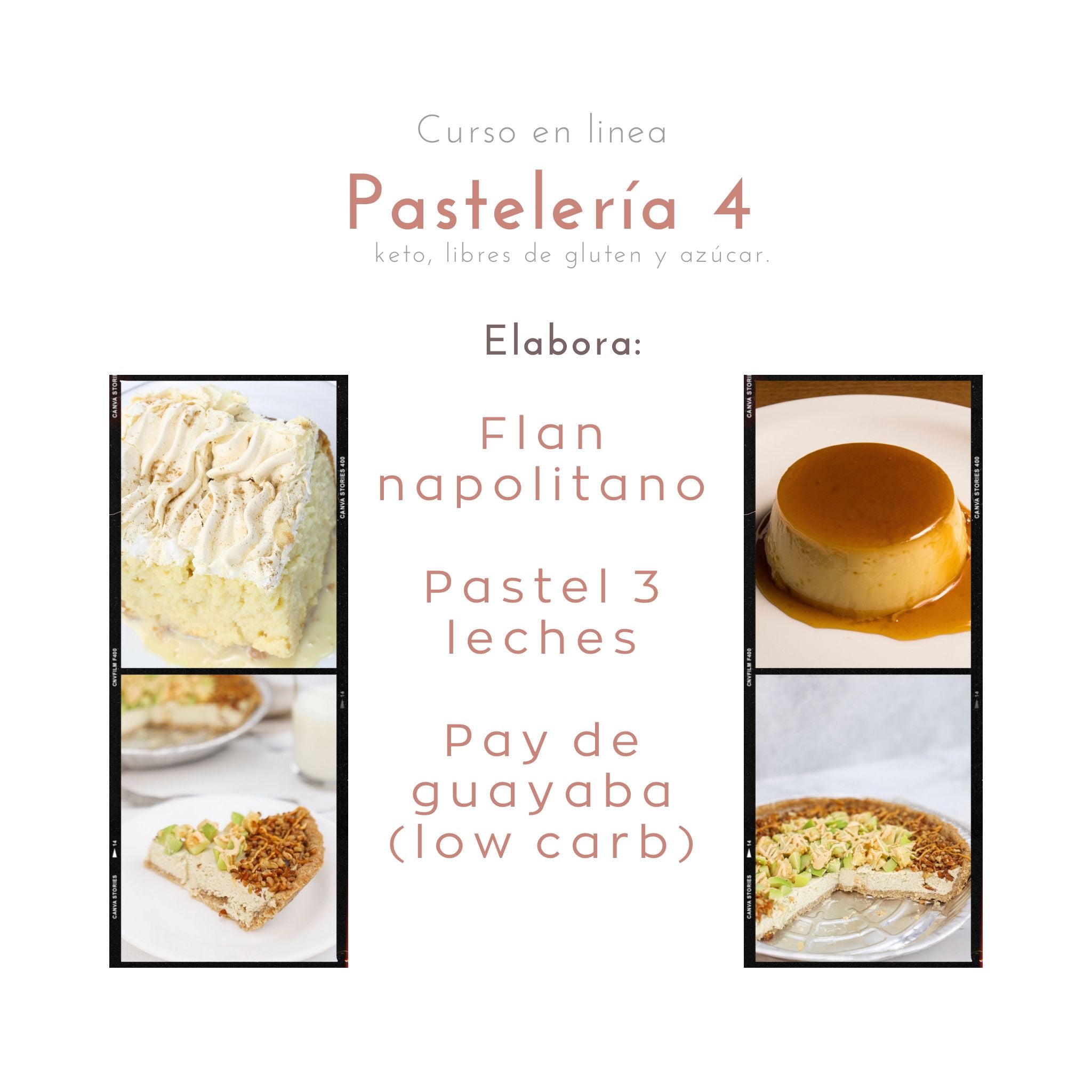 Curso de Pastelería 4 ONLINE