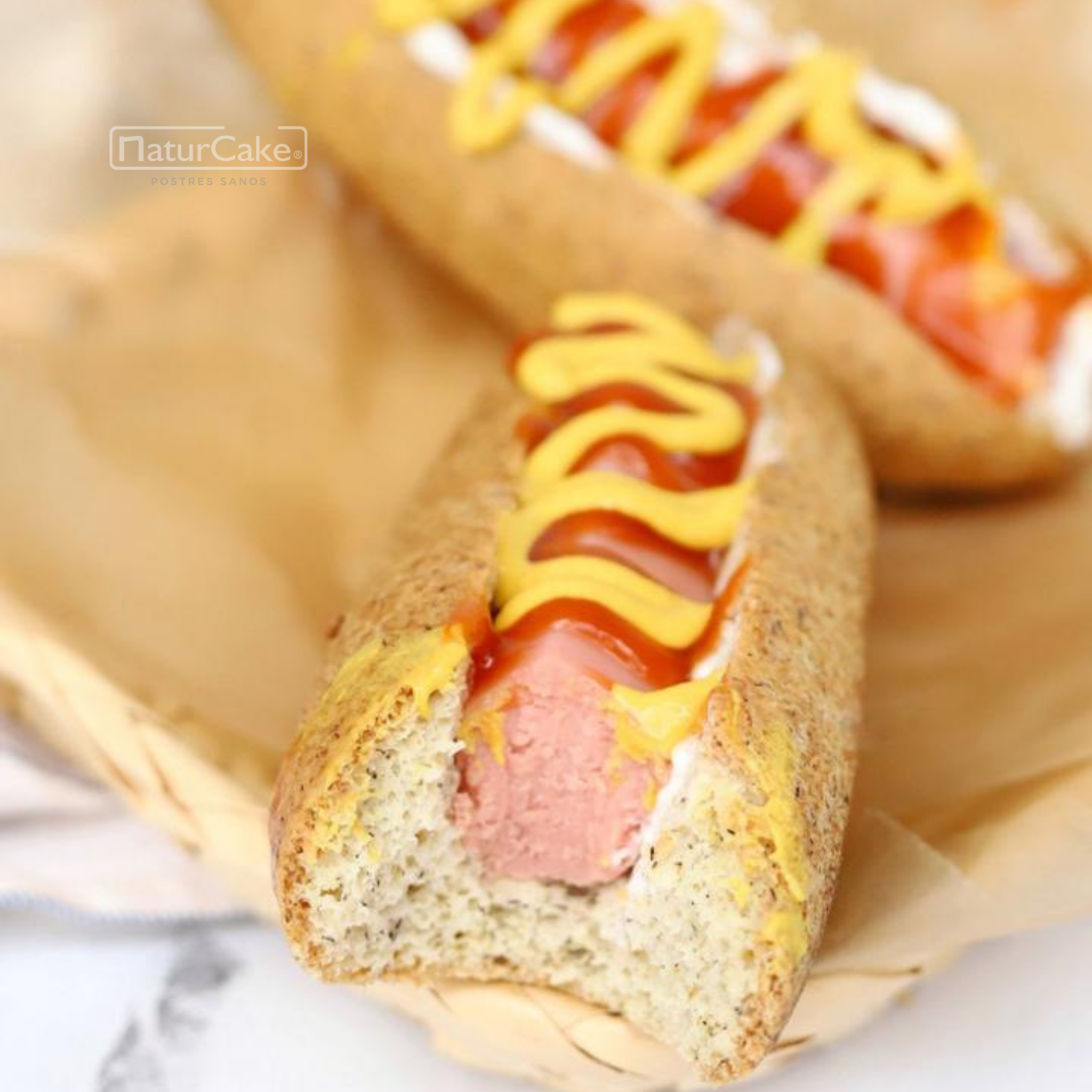 Pan de hotdog 1 pieza.