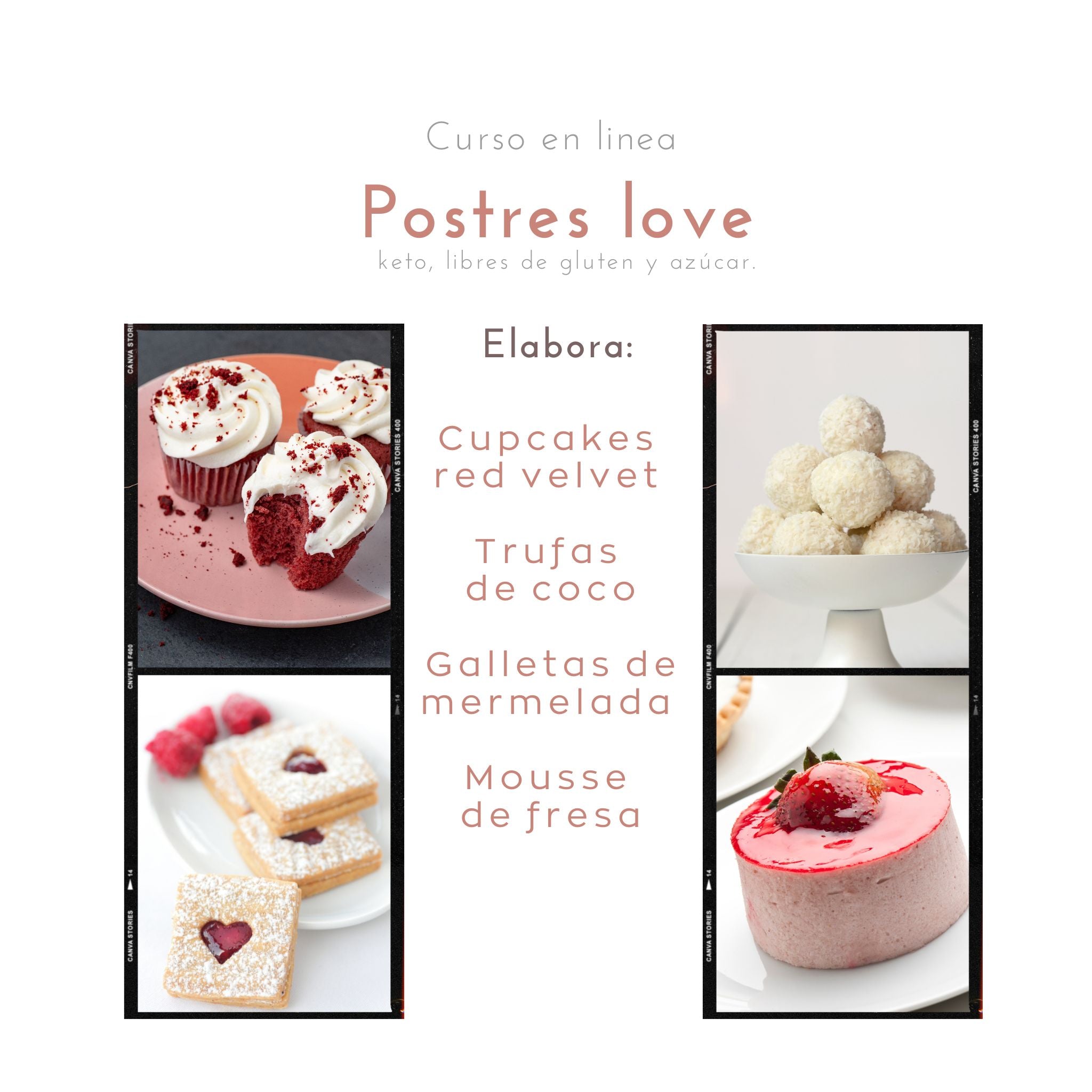 Curso Postres Love ONLINE